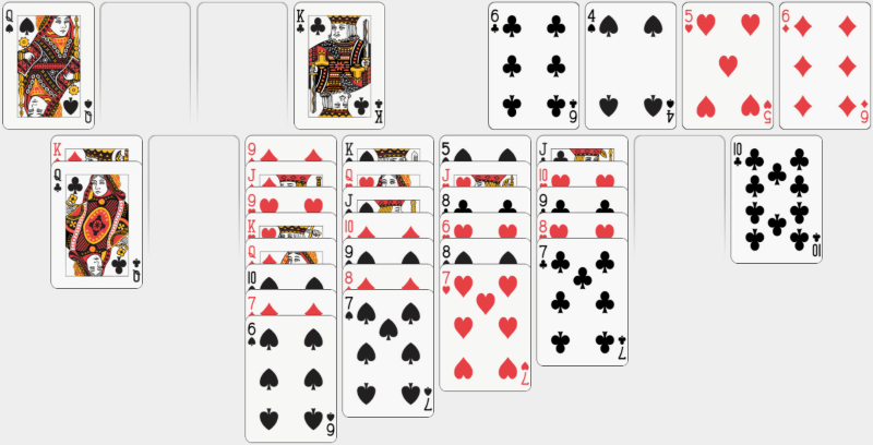 Freecell, przykład rozwiązania, rozdział 15